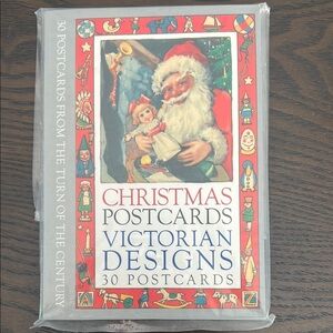 Victorian Designs Christmas Postcards Set